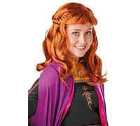 Princess Anna Wig Ladies Fancy Dress Disney Frozen Fairy Tale Adults Costume Acc