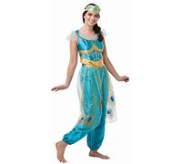 Rubie's Official Disney Live Action Aladdin, Jasmine Adult Costume, Ladies Large Size UK 14-16