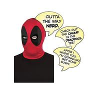 Rubie's Official Disney Marvel Deadpool Mask and Speech Bubble Set, Deluxe Costume Accessory Gift, One Size Halloween