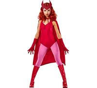 Rubies Official Disney Marvel Wanda Adult Costume, Womens Superhero Fancy Dress Halloween