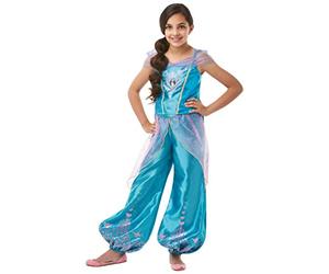 Rubie's Official Disney Princess Jasmine Aladdin Gem Girls Costume, Kids Fancy Dress
