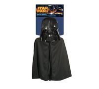 Rubie's Official Disney Star Wars Darth Vader Mask and Cape Child One Size,Black