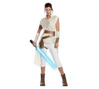 Rubie's Official Disney Star Wars Ep 9, Rey Deluxe Adult Costume, Mulitcolour, M