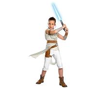 Rubies Official Disney Star Wars Ep 9, Rey Deluxe Costume, Childs Size Small Age 3-4 Years Halloween