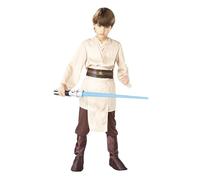 Boys Jedi Star Wars Cosplay Halloween Fancy Dress Deluxe Kids Costume