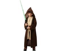 Rubies Official Disney Star Wars Jedi Hooded Robe, Deluxe Childs Size Large, Age 7-8 Years Halloween