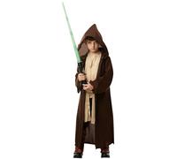 Rubies Official Disney Star Wars Jedi Hooded Robe, Deluxe Childs Size Small, Age 3-4 Years Halloween, World Book Day