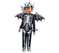 Rubies Official Dragon Skeleton Child Costume, Fancy Dress, Size 2-3 Years Halloween