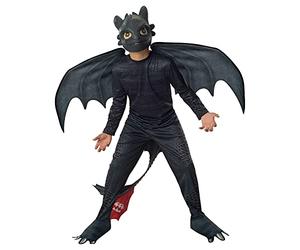 Rubies Official Dreamworks How to Train Your Dragon 2 Toothless Night Fury, Children Costume - Medium, Black Halloween