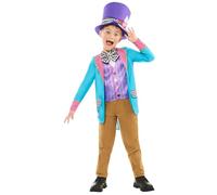 Rubies Official Eccentric Hatter Costume, Childrens Fancy Dress, Size Age 5-6 Halloween, World Book Day