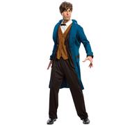 Rubie's Official Fantastic Beasts Warner Bros Newt Scamander Deluxe Mens Costume