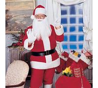 Rubie's Official Flannelette Santa Suit Fancy Dress Costume