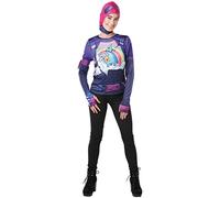 costume Fortnite ladies polyester purple 2 piece size M