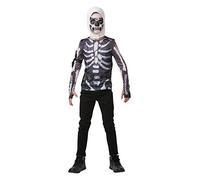 Rubies Official Fortnite Skull Trooper Costume Kit, Childs Tween Size Small, Height 140 cm, Gaming Skin