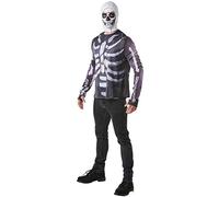 Fortnite Skull Trooper Adults Fancy Dress Mens Computer Gaming Character Costume