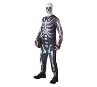 Rubies Official Fortnite Skull Trooper Costume, Size Medium Waist 80cm Height 6ft, Gaming Skin