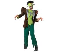 Mens Frankie Costume Frankenstein Adults Monster Halloween Fancy Dress Outfit