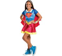 Super Girl Kids Costume Superhero Girls Fancy Dress DC Hero Superman Fancy Dress