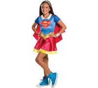 Super Girl Kids Costume Superhero Girls Fancy Dress DC Hero Superman Fancy Dress
