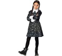 Rubies Official Girls Wednesday Addams Family Halloween Horror Costume Party
