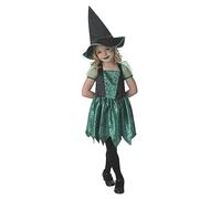 Rubie's Official Green Spider Witch Costume, Girls Halloween Dress Up