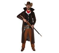 Rubie's Official Gunslinger Cowboy Wild West Adults Costume, Size Mens Standard Halloween