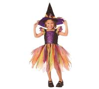 Rubie's Official Halloween Glitter Witch Childs Costume H/S GLITTER WITCH 5-6 Ye