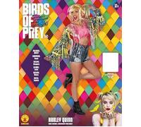 Rubies Official DC Comic Harley Quinn Fancy Dress Jacket, Birds of Prey Movie Style, Ladies Size Medium Halloween Halloween