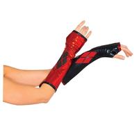Rubies Costume Co Harley Quinn Arm Warmers Batman Gauntlets For Teens and Adults Womens