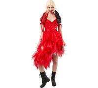 Adult Harley Quinn Red Dress From Suicide Squad 2 Rubies Multi S