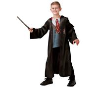 Kids Deluxe Harry Potter Gryffindor Robe Costume Rubies Multi 11-12 Years