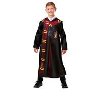 Rubies Official Harry Potter Gryffindor Printed Robe Costume, Childs Size Age 9-10 Years Halloween, World Book Day