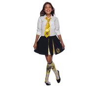 Rubies Official Harry Potter Hufflepuff Deluxe Tie, Costume Accessory Adults/Childs One Size Age 6 Years Halloween