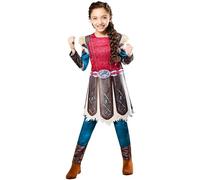 Rubies Official How To Train Your Dragon, Astrid Battlesuit Child Costume, Kids Fancy Dress, Size Age 5-6 Years Halloween