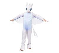 Rubies Official How to Train Your Dragon - Light Fury Dragon, Childs Costume Deluxe, Medium Age 5-6 Years Halloween, World Book Day