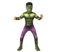 Deluxe Hulk Costume Boys Film Licensed Superhero Fancy Dress Kids + Mask