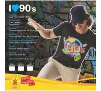Rubie's Official I Love The 90's T-Shirt, Adult Costume - Medium