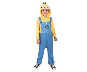 Rubie's Official Illumination's Despicable Me 4, Minion Tim Child Onesie, Kids Fancy Dress