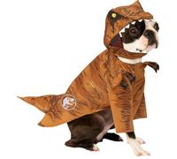 T-Rex Pet Fancy Dress Jurassic World Dinosaur Dog Halloween Costume Outfit