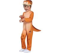Rubies Official Jurassic World Toddler T-Rex Costume, Kids Fancy Dress Size 1-2 Years Halloween