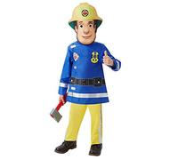 Child FIREMAN SAM Fancy Dress Costumes Child Kids Classic and Deluxe TV Cartoon