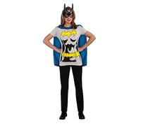 Batgirl T Shirt Costume Licensed Justice League Fancy Dress Accessory Ladies