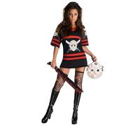 Rubie's Official Ladies Miss Jason Voorhees Friday The 13 Th Adult Costume - Medium Black