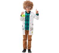 Rubie's Official Mad Scientist Jacket Fancy Dress, Lab Doctor Uniform, Childs