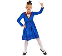 Rubies Official Magical Nanny Costume, Childrens Fancy Dress, Size Age 5-6 Halloween
