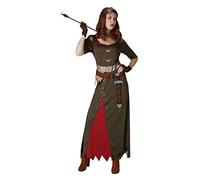 Rubies Official Maid Marion Ladies Costume, Medieval Teachers Dress Up, Ladies Size Medium UK 12-14 Halloween Halloween