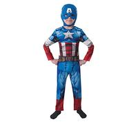 Rubie's Official Marvel Avengers Assemble Captain America Classic, Children Costume - Medium Ages 5 -6