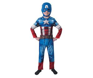 Rubie's Official Marvel Avengers Assemble Captain America Classic, Children Costume - Medium Ages 5 -6