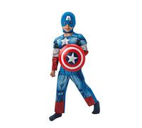 Rubie's Official Marvel Avengers Assemble Captain America Deluxe Costume Child Medium M