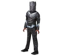 Rubie's Official Marvel Avengers Black Panther Deluxe Childs Costume, Kids Superhero Fancy Dress